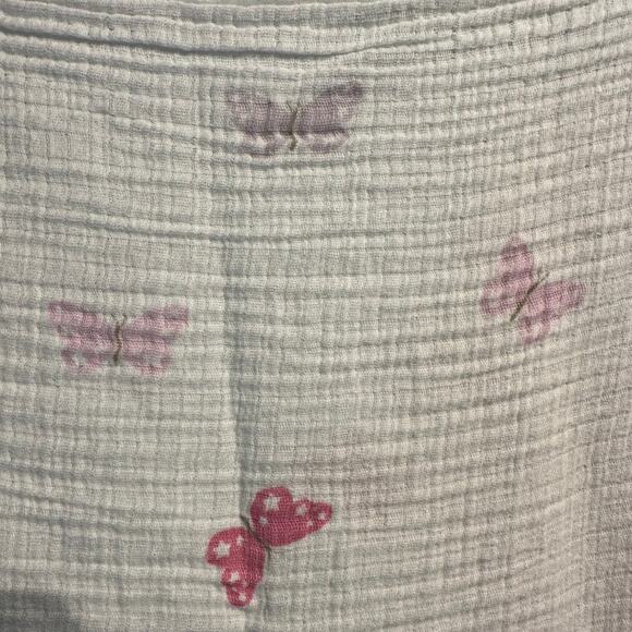 aden Gauze Blanket Swaddle Baby Girl Butterflies Pink Purple - Picture 8 of 8